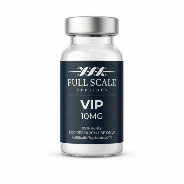 VIP 10mg vasoactive intestinal peptide research vial lyophilized Full Scale Peptides