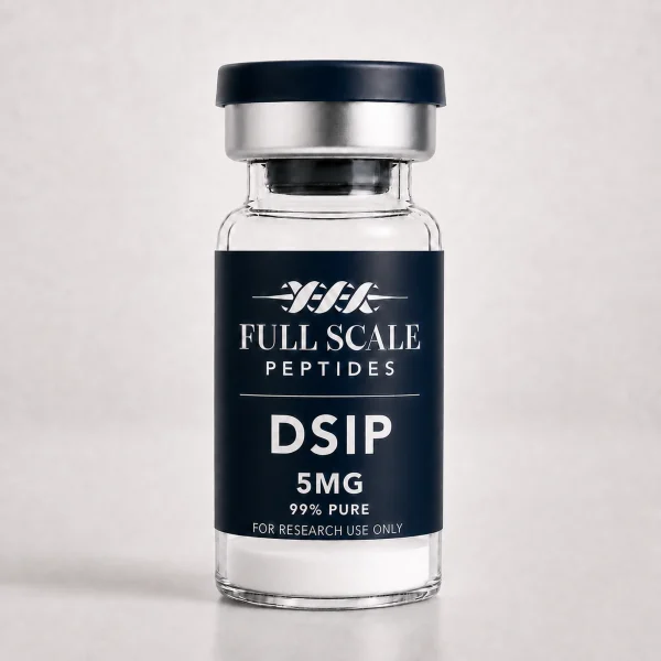 Full Scale Peptides DSIP 5mg delta sleep-inducing peptide research vial, lyophilized powder