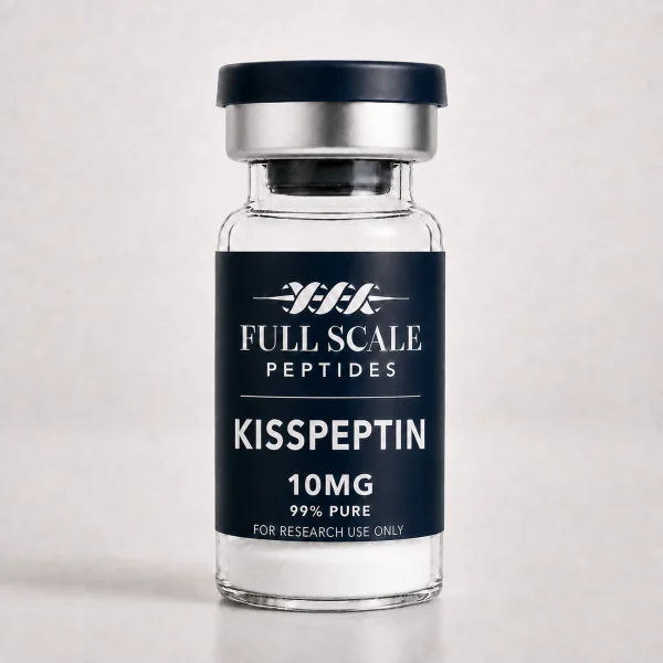 Full Scale Peptides Kisspeptin 10mg research peptide vial, lyophilized powder, third-party tested