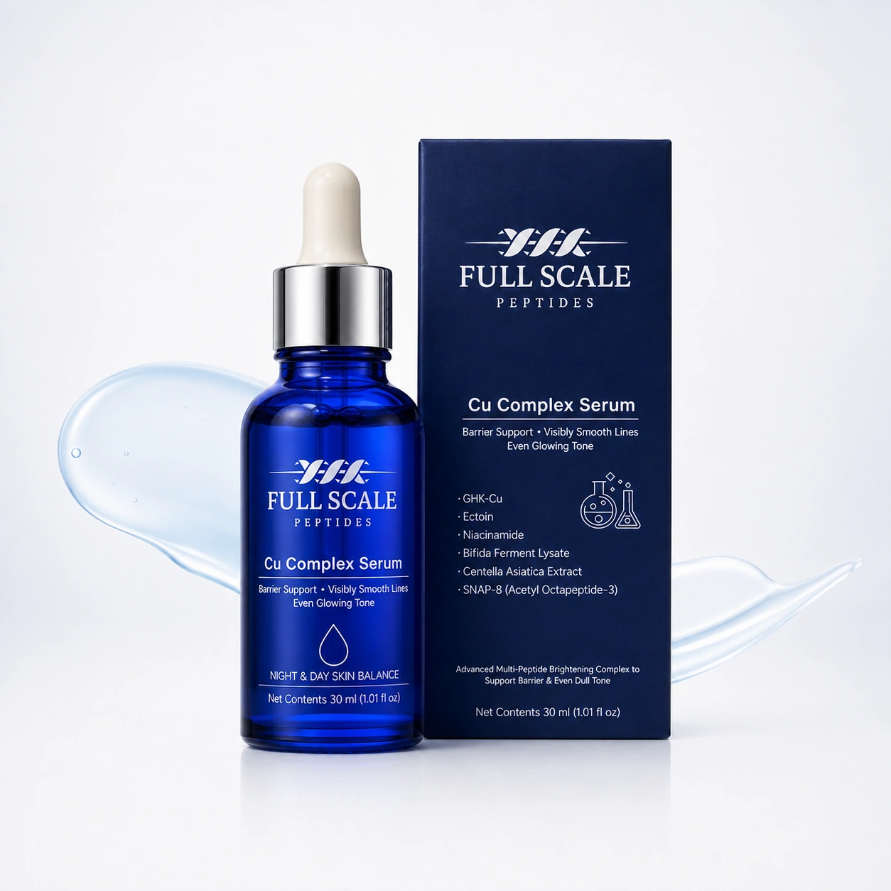 ghk cu and snap 8 serum Copper Peptide with GHK-Cu + SNAP-8 Adenosylcobalamin Methylcobalamin Copper Peptide Skincare Apply 2 Size:2 fl oz